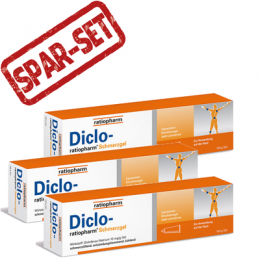 DICLO RATIO SCHMERZGEL SPARSET 3X150 g