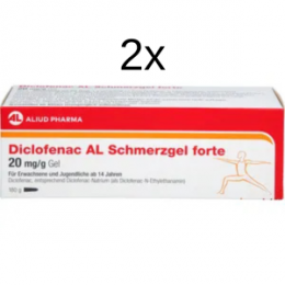 DICLOFENAC AL Schmerzgel forte 20 mg/g 2 x 180 g