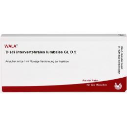 DISCI intervertebrales lumbales GL D 5 Ampullen 10 ml