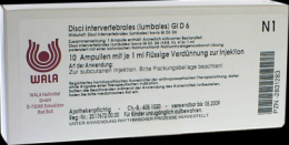 DISCI intervertebrales lumbales GL D 6 Ampullen 10X1 ml