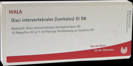 DISCI intervertebrales lumbales GL D 8 Ampullen 10X1 ml