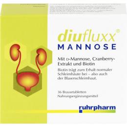DIUFLUXX Mannose Brausetabletten 36 St. (144 g)