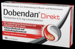 DOBENDAN Direkt Flurbiprofen 8,75 mg Lutschtabl. 16 St