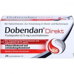 DOBENDAN Direkt Flurbiprofen 8,75 mg Lutschtabl. 24 St.