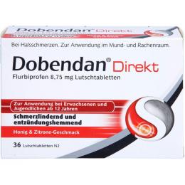 DOBENDAN Direkt Flurbiprofen 8,75 mg Lutschtabl. 36 St.