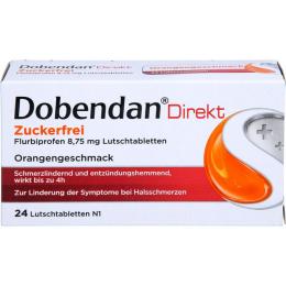 DOBENDAN Direkt zuckerfrei Flurbiprofen 8,75mg Lut 24 St.