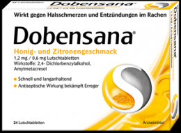 DOBENSANA Honig- u.Zitronengeschm.1,2mg/0,6mg Lut. 24 St