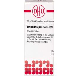 DOLICHOS PRURIENS D 3 Globuli 10 g