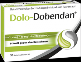 DOLO-DOBENDAN 1,4 mg/10 mg Lutschtabletten 36 St