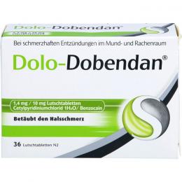 DOLO-DOBENDAN 1,4 mg/10 mg Lutschtabletten 36 St.