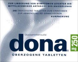 DONA 250 mg berzogene Tabletten 240 St