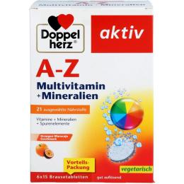 DOPPELHERZ A-Z Multivitamin+Mineralien Brausetabl. 90 St.