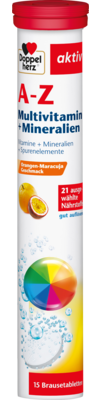 DOPPELHERZ A-Z Multivitamin+Mineralien Brausetabl. 93 g