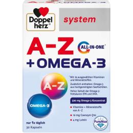 DOPPELHERZ A-Z+Omega-3 all-in-one system Kapseln 30 St. (45 g)