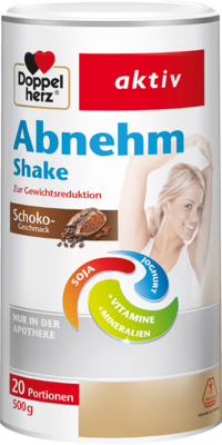 DOPPELHERZ Abnehm Shake Schoko Pulver 500 g