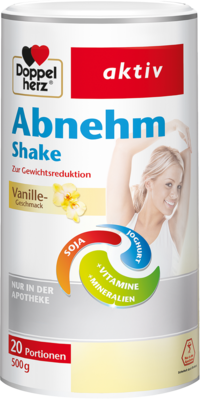 DOPPELHERZ Abnehm Shake Vanille Pulver 500 g