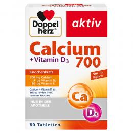 Doppelherz aktiv Calcium 700 + Vitamin D3 Tabletten 80 St Tabletten