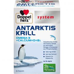 DOPPELHERZ Antarktis Krill system Kapseln 60 St.