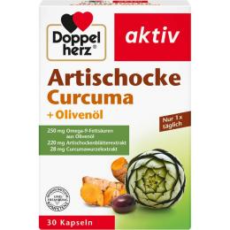DOPPELHERZ Artischocke Curcuma+Olivenöl Kapseln 30 St. (34,2 g)