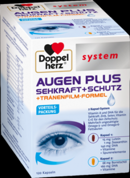 DOPPELHERZ Augen plus Sehkraft+Schutz system Kaps. 153 g