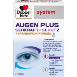 DOPPELHERZ Augen plus Sehkraft+Schutz system Kaps. 60 St. (76,5 g)