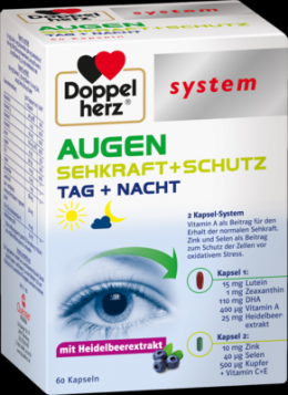 DOPPELHERZ Augen Sehkraft+Schutz system Kapseln 47,6 g