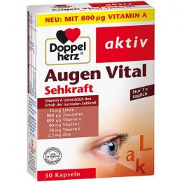 DOPPELHERZ Augen Vital Sehkraft aktiv Kapseln 30 St.