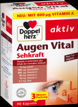 DOPPELHERZ Augen Vital Sehkraft aktiv Kapseln 90 St