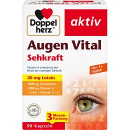 DOPPELHERZ Augen Vital Sehkraft aktiv Kapseln 90 St. (60,8 g)