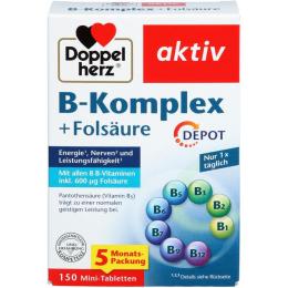 DOPPELHERZ B-Komplex+Folsäure Tabletten 150 St. (45,8 g)