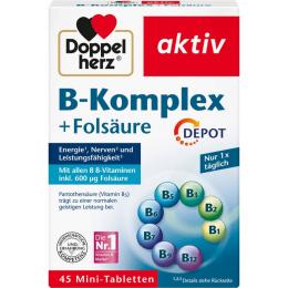 DOPPELHERZ B-Komplex+Folsäure Tabletten 45 St. (13,7 g)