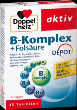 DOPPELHERZ B-Komplex+Folsure Tabletten 14.1 g