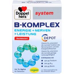 DOPPELHERZ B-Komplex system Tabletten 60 St. (43,2 g)
