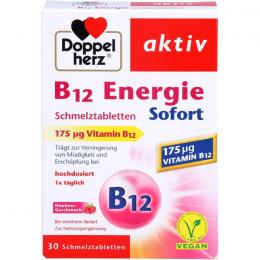 DOPPELHERZ B12 Energie Sofort Schmelztabletten 30 St.