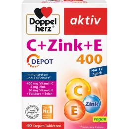 DOPPELHERZ C+Zink+E Depot Tabletten 40 St. (55,2 g)