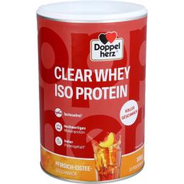 DOPPELHERZ Clear Whey Iso Protein Pfirsich-Eistee 300 g