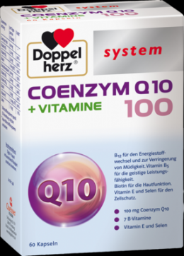 DOPPELHERZ Coenzym Q10 100+Vitamine system Kapseln 30,9 g