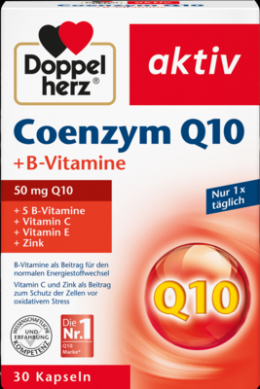 DOPPELHERZ Coenzym Q10+B Vitamine Kapseln 12,5 g