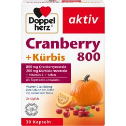 DOPPELHERZ Cranberry+Kürbis Kapseln 30 St. (27,7 g)