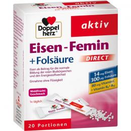 DOPPELHERZ Eisen-Femin DIRECT Pellets 20 St.