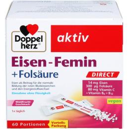 DOPPELHERZ Eisen-Femin DIRECT Pellets 60 St.
