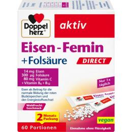 DOPPELHERZ Eisen-Femin DIRECT Pellets 60 St. (66 g)