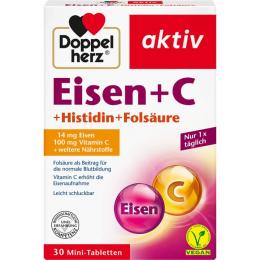 DOPPELHERZ Eisen+Vit.C+L-Histidin Tabletten 30 St. (11,8 g)