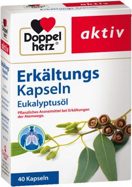 Ein aktuelles Angebot für DOPPELHERZ Erkältungskapseln Eukalyptusöl 40 St Weichkapseln Husten & Bronchitis - jetzt kaufen, Marke Queisser Pharma GmbH & Co. KG.