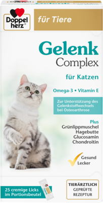 DOPPELHERZ fr Tiere Gelenk Complex Port.B.f.Katze 25 St