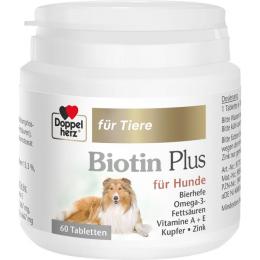 DOPPELHERZ für Tiere Biotin Plus Tabletten f.Hunde 60 St.