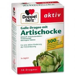 DOPPELHERZ Galle-Dragee mit Artischocke 50 St Überzogene Tabletten