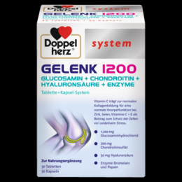 DOPPELHERZ Gelenk 1200 system 30 Kaps.+30 Tabl. 77.9 g