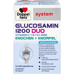 DOPPELHERZ Glucosamin 1200 Duo system Kombipackung 120 St. (156,9 g)