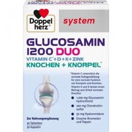 DOPPELHERZ Glucosamin 1200 Duo system Kombipackung 60 St.